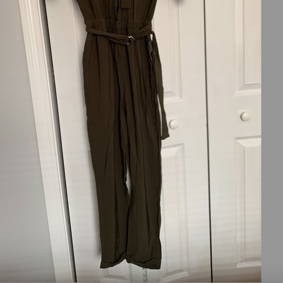 Zara long belted jumpsuit - Picture 3 of 5